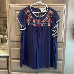 Savannah Jane embroidered top